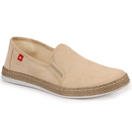 Espadrillas da donna slip on beige Big Star JJ276001