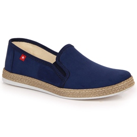Espadrillas slip on da donna blu navy Big Star JJ276003