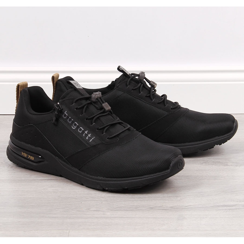 Scarpe casual da uomo Bugatti nere