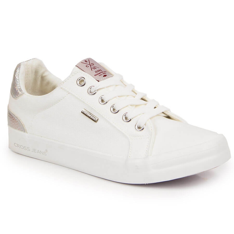 Sneakers Cross Jeans JJ2R4038C in tessuto bianco bianca