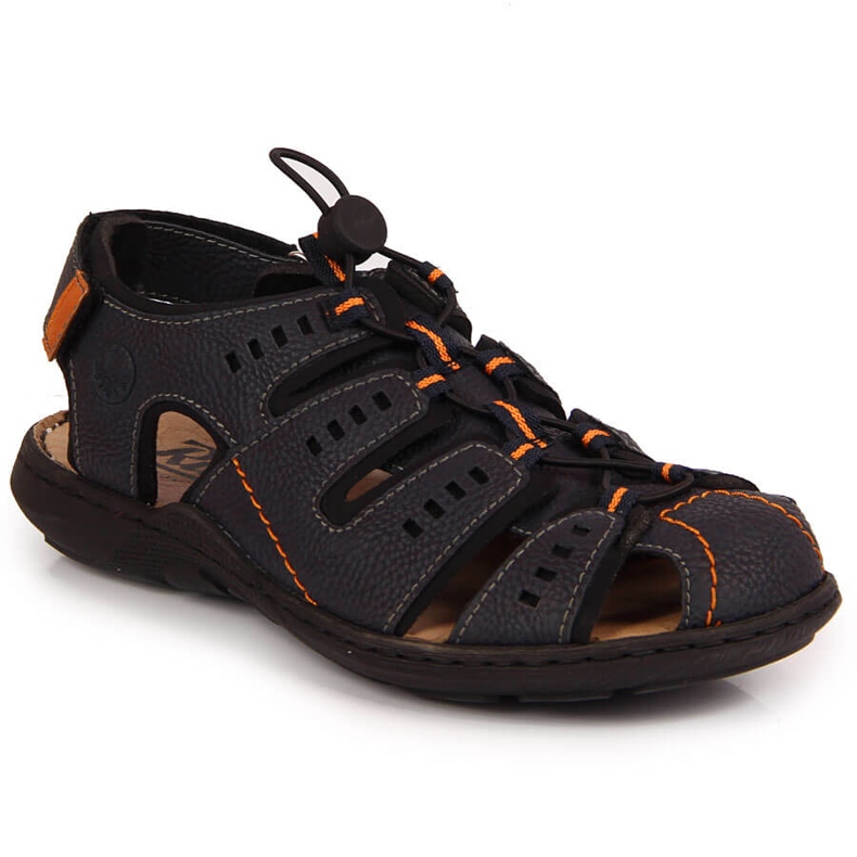 Sandali Rieker 22021-14 blu navy da uomo