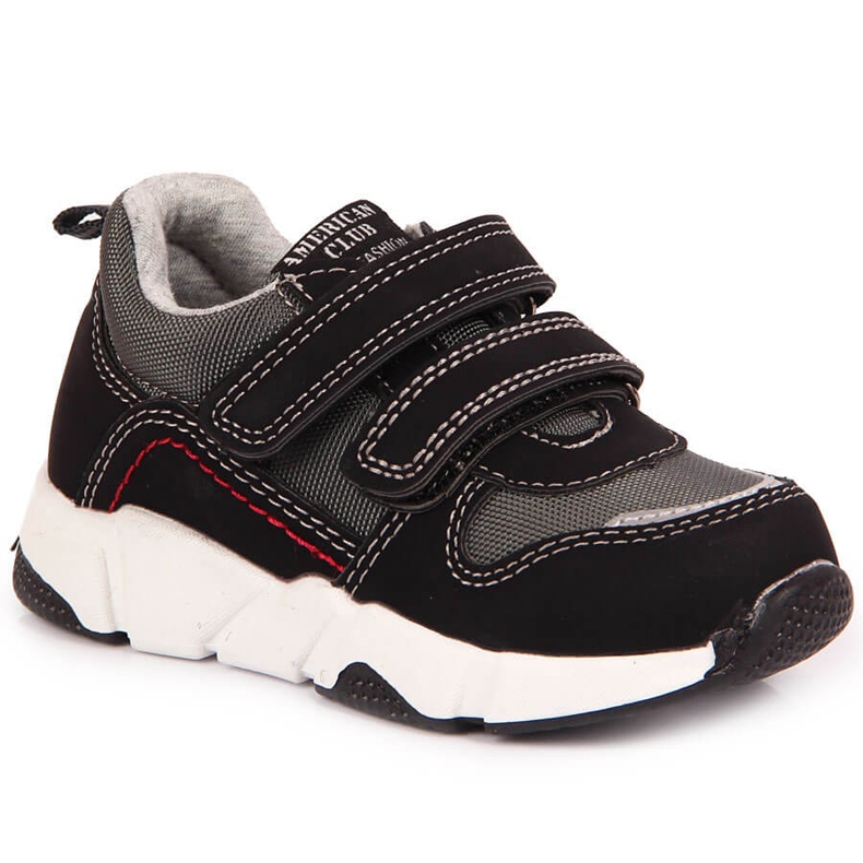 Scarpe sportive da ragazzo Black American Club nero