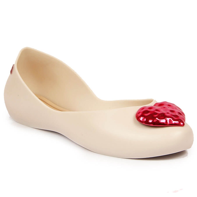 Ballerine da donna meliski con cuore beige Zaxy JJ285045