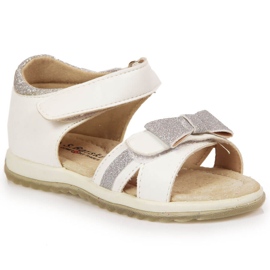 S.Barski Sandali bianchi con velcro per una ragazza S. Bararski bianco