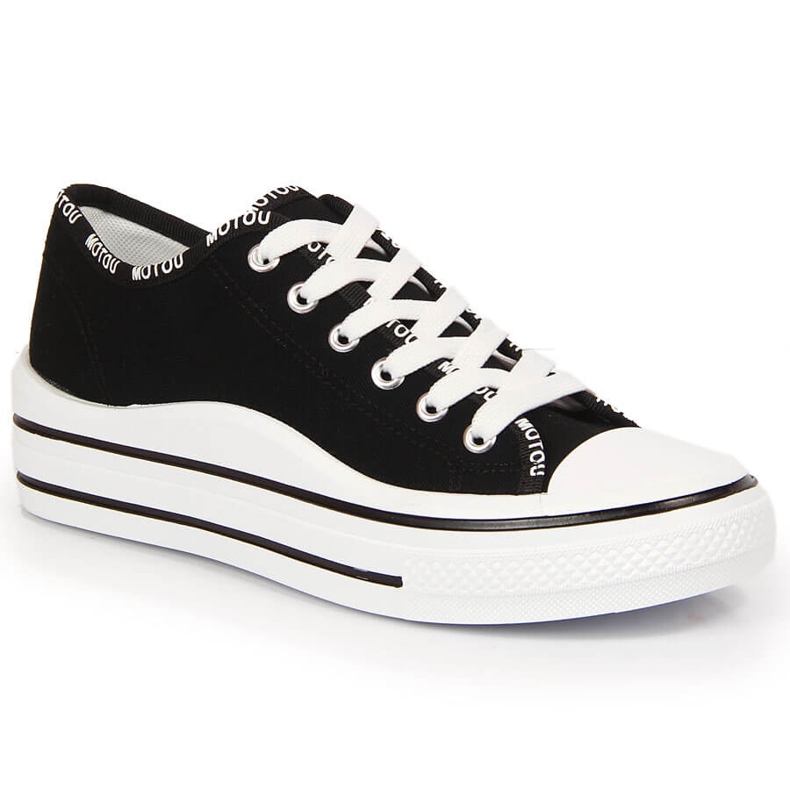 S.Barski Sneakers da donna S. Barski nere sulla piattaforma nero