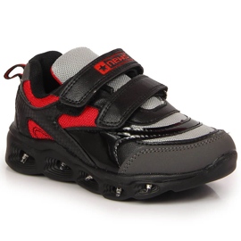 Scarpe sportive da ragazzo, suola lucida, nero NEWS