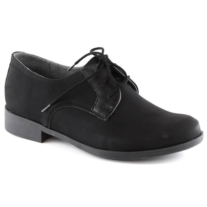 Scarpe formali da comunione bambino nere Kornecki 6120 nero