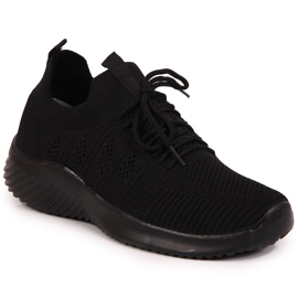 Scarpa sportiva slip on in rete Filippo nera nero