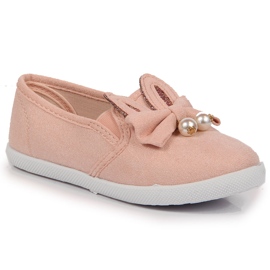 Sneakers da bambina con orecchie rosa NEWS