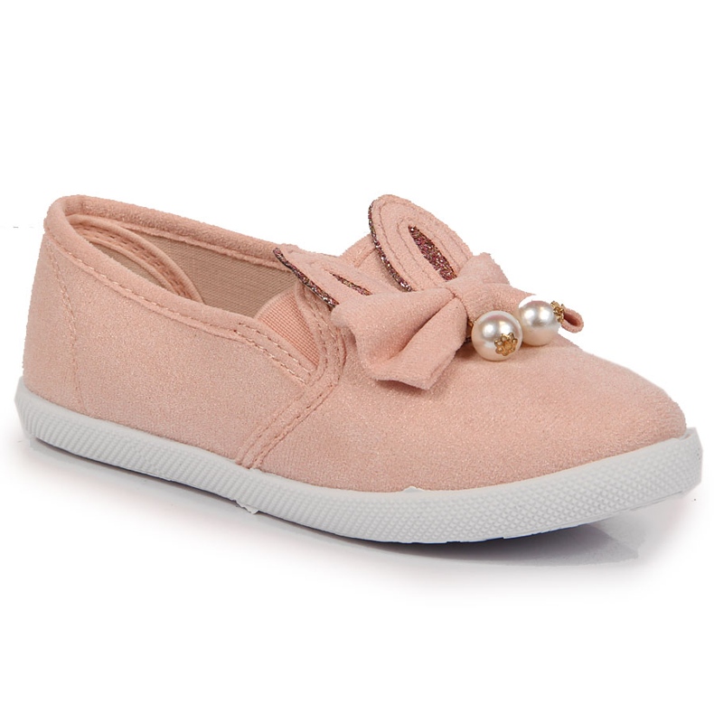 Sneakers da bambina con orecchie rosa NEWS