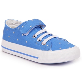 Sneakers Atletico in tessuto stella blu