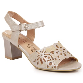 Sandali da donna Silver Jezzi sul palo argento