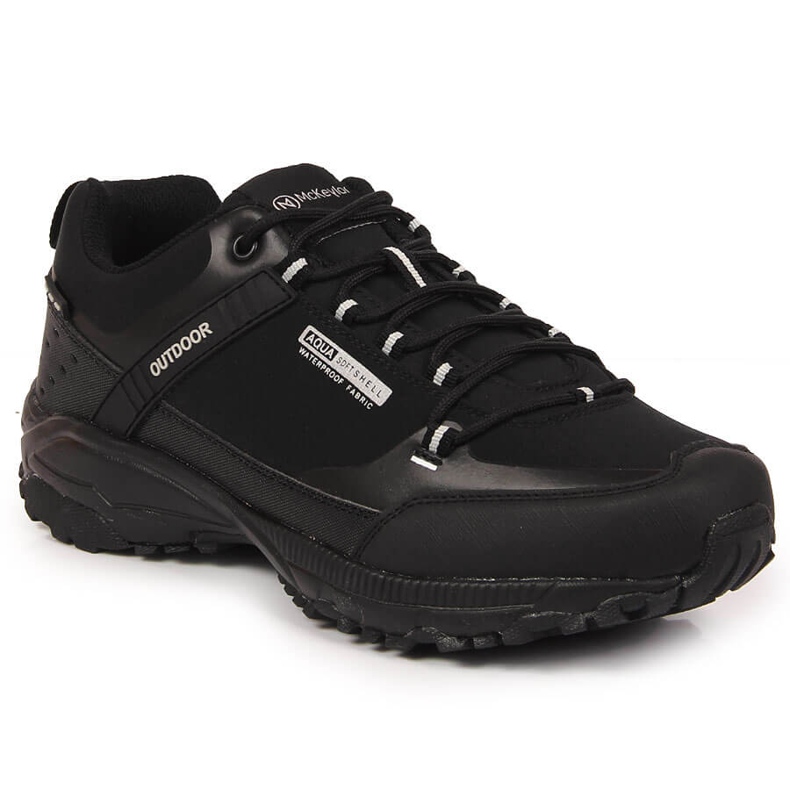 Scarpe da trekking impermeabili da uomo McKeylor nere nero