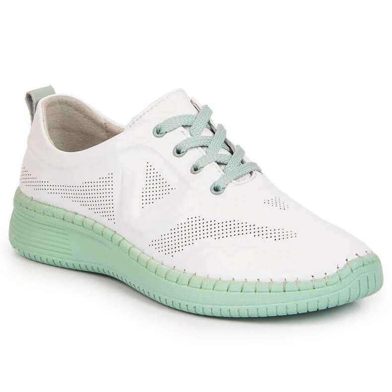 Scarpa sportiva da donna in pelle Artiker bianca