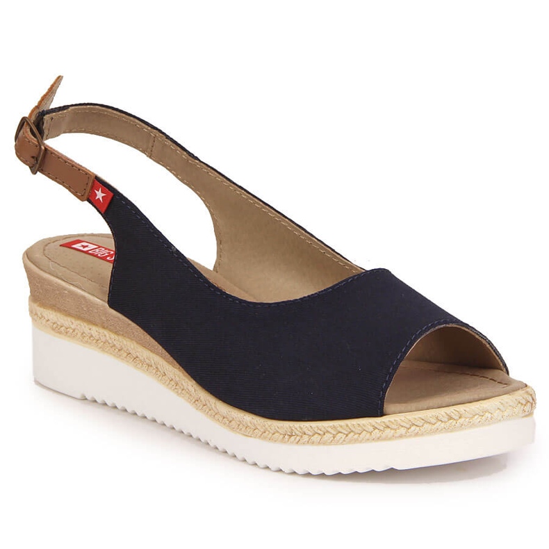 Sandali da donna blu navy Big Star JJ276046