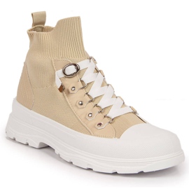 Sneakers alte da donna beige Atletico