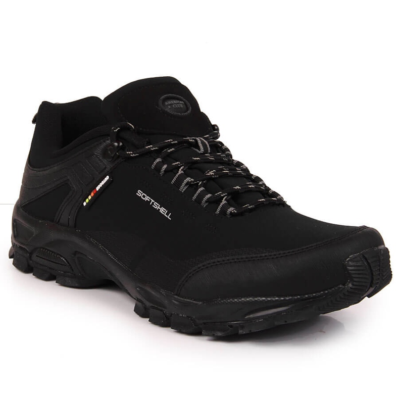 Scarpe da trekking da uomo Black American Club nero