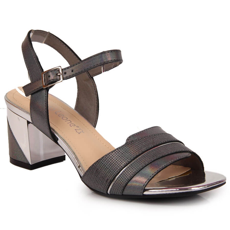 Sandali da donna sul post grafite Sergio Leone multicolore