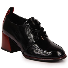 Scarpa da donna in pelle su blocco Filippo nero