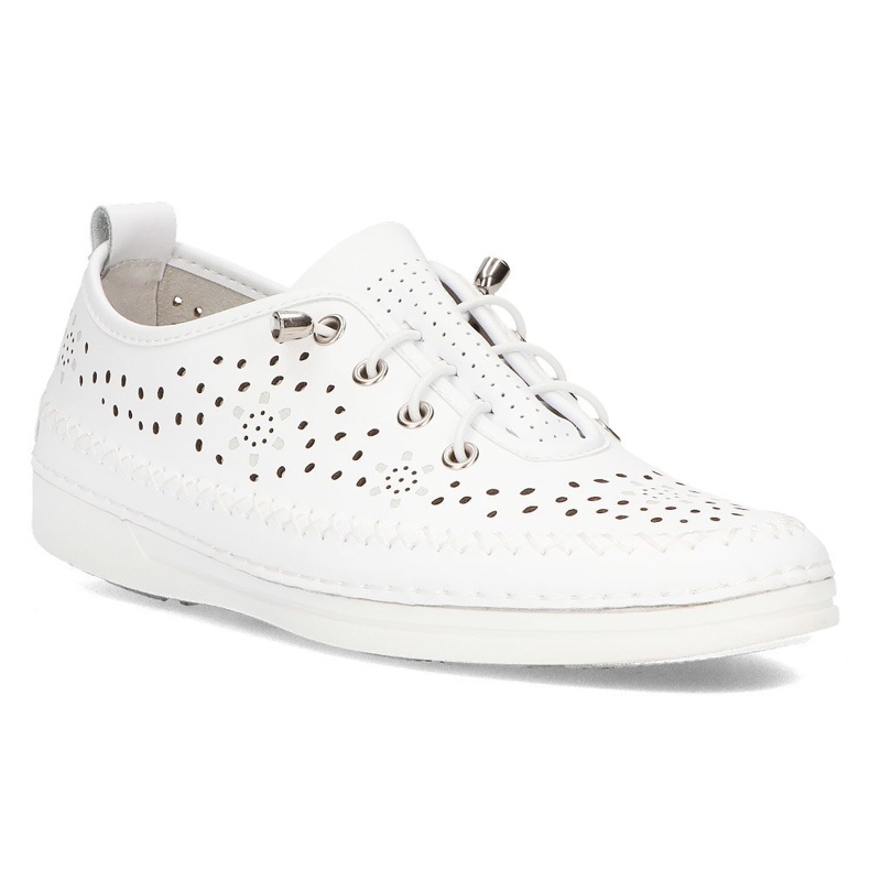 Scarpa in pelle Filippo DP2135/21 Wh bianca