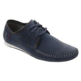 Lemar Mocassini stringati da uomo 872 blu navy