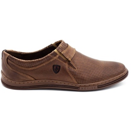 Polbut Scarpe da uomo in pelle 362 Per Brown marrone