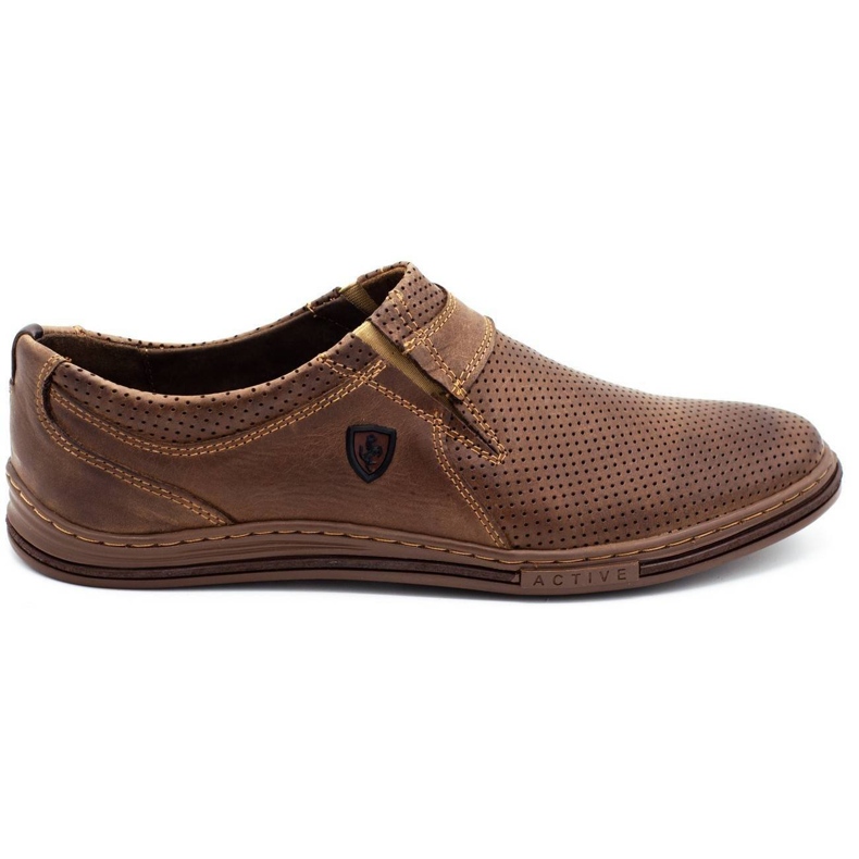 Polbut Scarpe da uomo in pelle 362 Per Brown marrone