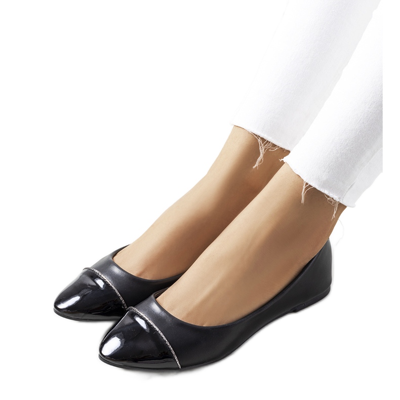 Ballerine da donna nere di Varvio nero