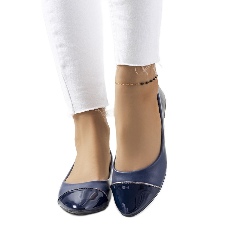 Ballerine da donna Varvio blu navy