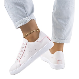 Scarpe sportive Koho rosse e bianche bianco