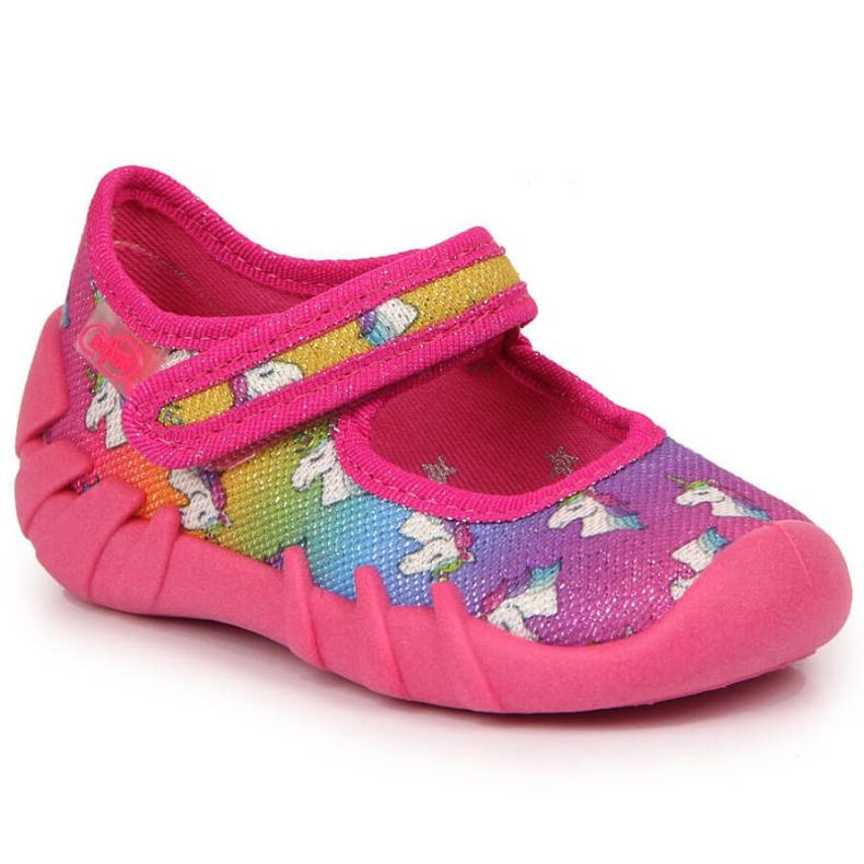 Ballerine rosa con velcro Jr. Befado