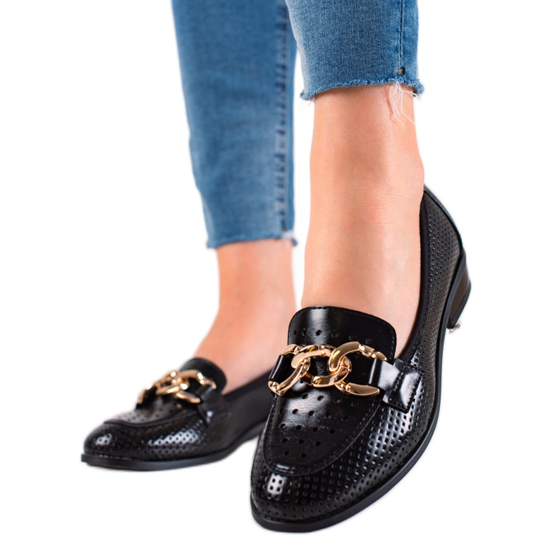 W. Potocki Eleganti mocassini Potocki nero