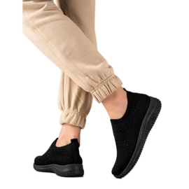 W. Potocki Sneakers Con Cristalli Potocki nero
