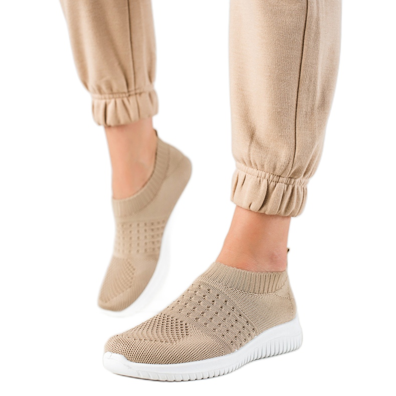 W. Potocki Scarpe sportive slip-on Potocki beige