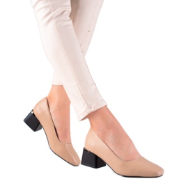 Eleganti décolleté in pelle La.Fi beige