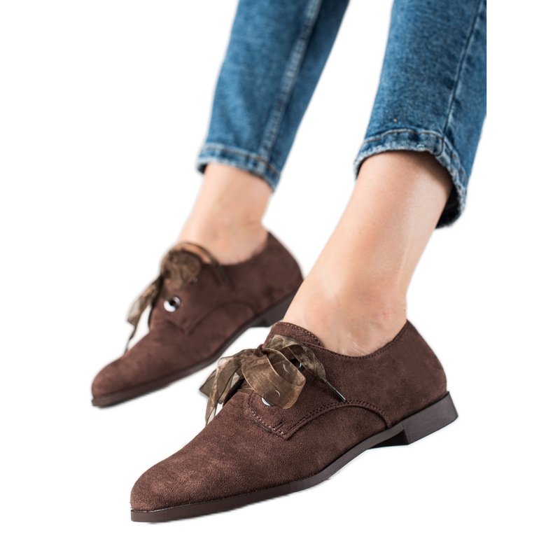 La.Fi Eleganti scarpe stringate marrone