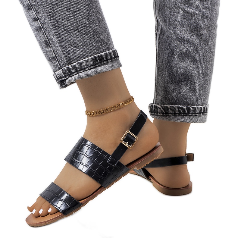 Sandali neri da donna Chinn nero