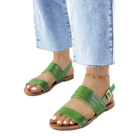 Sandali da donna verdi di Chinn verde