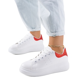 Sneakers Senja da donna bianche bianca