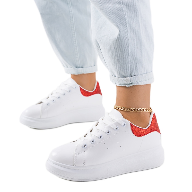 Sneakers Senja da donna bianche bianca