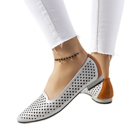 Ballerine traforate Jarrett grigie grigio
