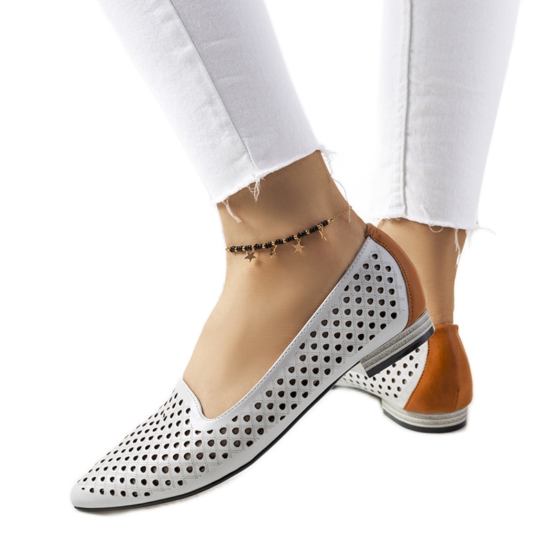 Ballerine traforate Jarrett grigie grigio