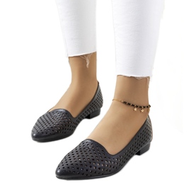 Ballerine traforate Jarrett nere nero