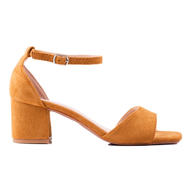 Lovery Sandali cammello casual marrone