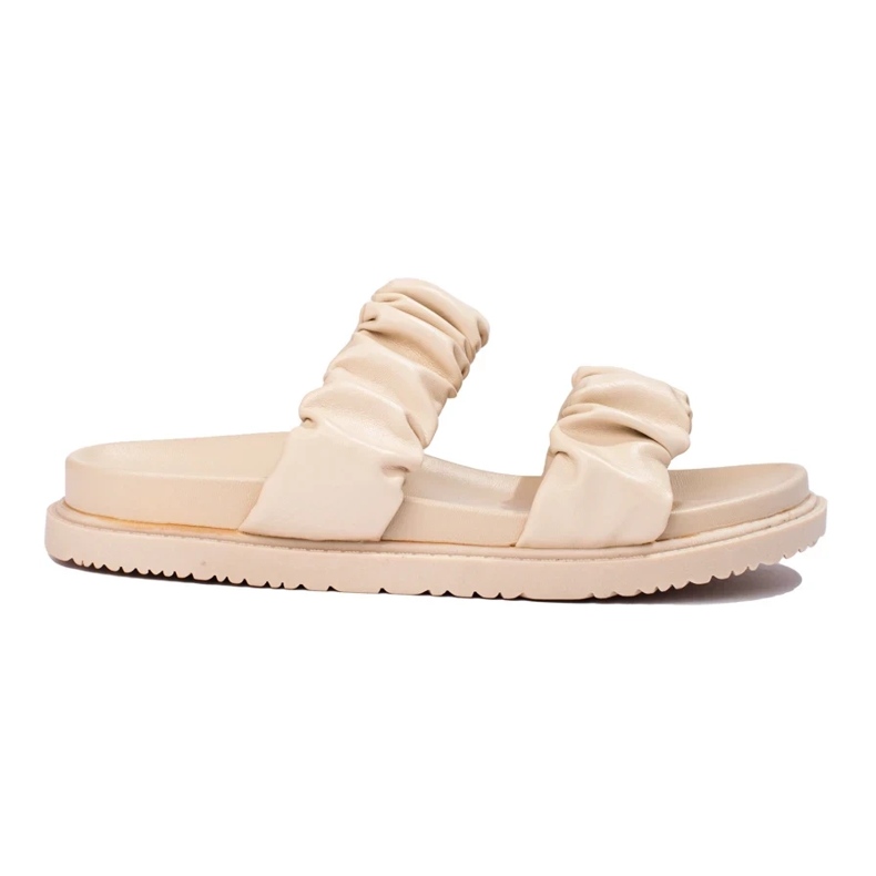 J. Star Ciabatte beige con righe