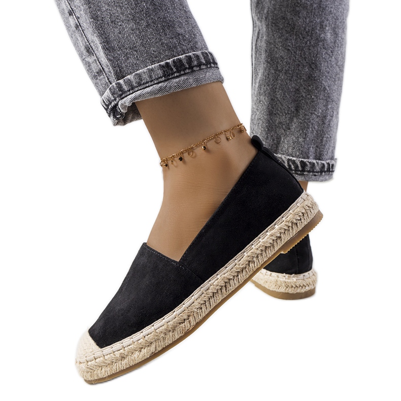 Espadrillas nere Mathea da donna nero