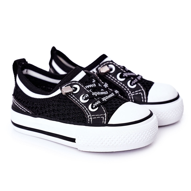 Apawwa Sneakers per bambini Airy Black Kids Club nero