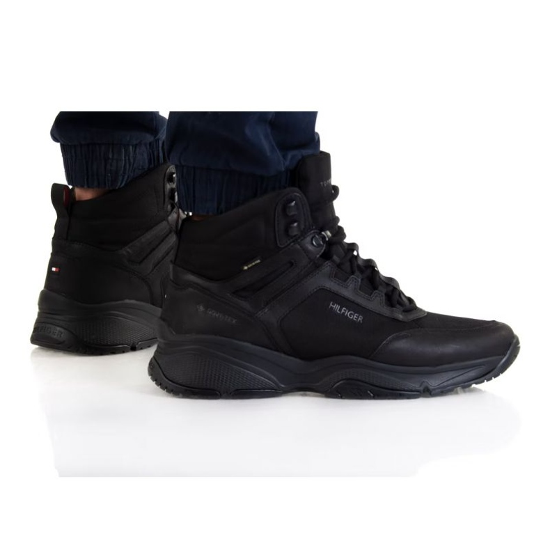 Tommy Hilfiger High Sneaker Boot Gore-Tex M FM0FM03935 nero