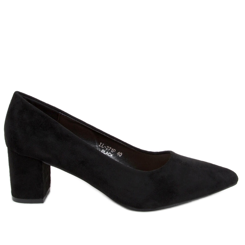 Décolleté con tacco Mindy Black nero