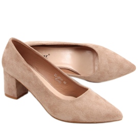 Décolleté con tacco Mindy Khaki beige
